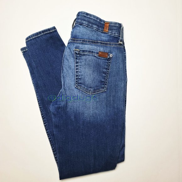 7 for all mankind skinny denim - Picture 2 of 5